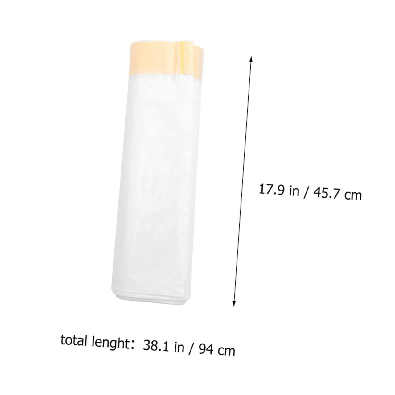 VICASKY 2 Rolls Box Cat Litter Box Liners Drawstring Waste Bags for Easy Cleanup Durable Ldpe Design for Cat Owners