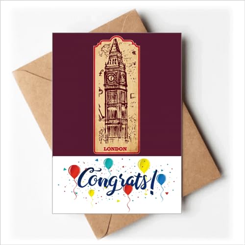 Cartes de mariage Big Ben : trouvez enfin l'enveloppe de félicitations au style anglais