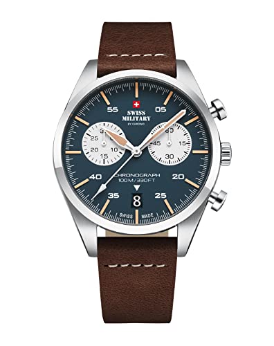 Montre pour homme Swiss Military mouvement quartz parfait du bureau au week-end