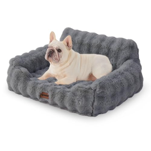 Small Dog Sofa - Orthopedic Cat Sofa Bed for Indoor Cats, Fluffy ...