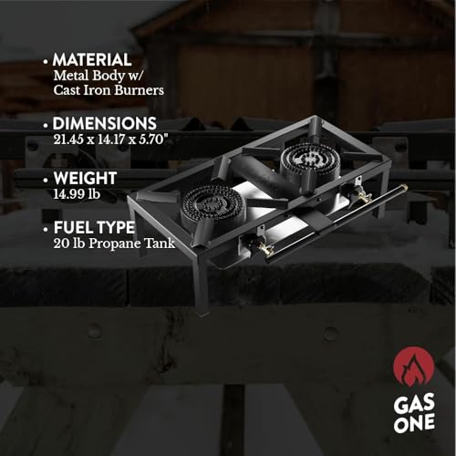 GasOne High Pressure Double Propane Burner