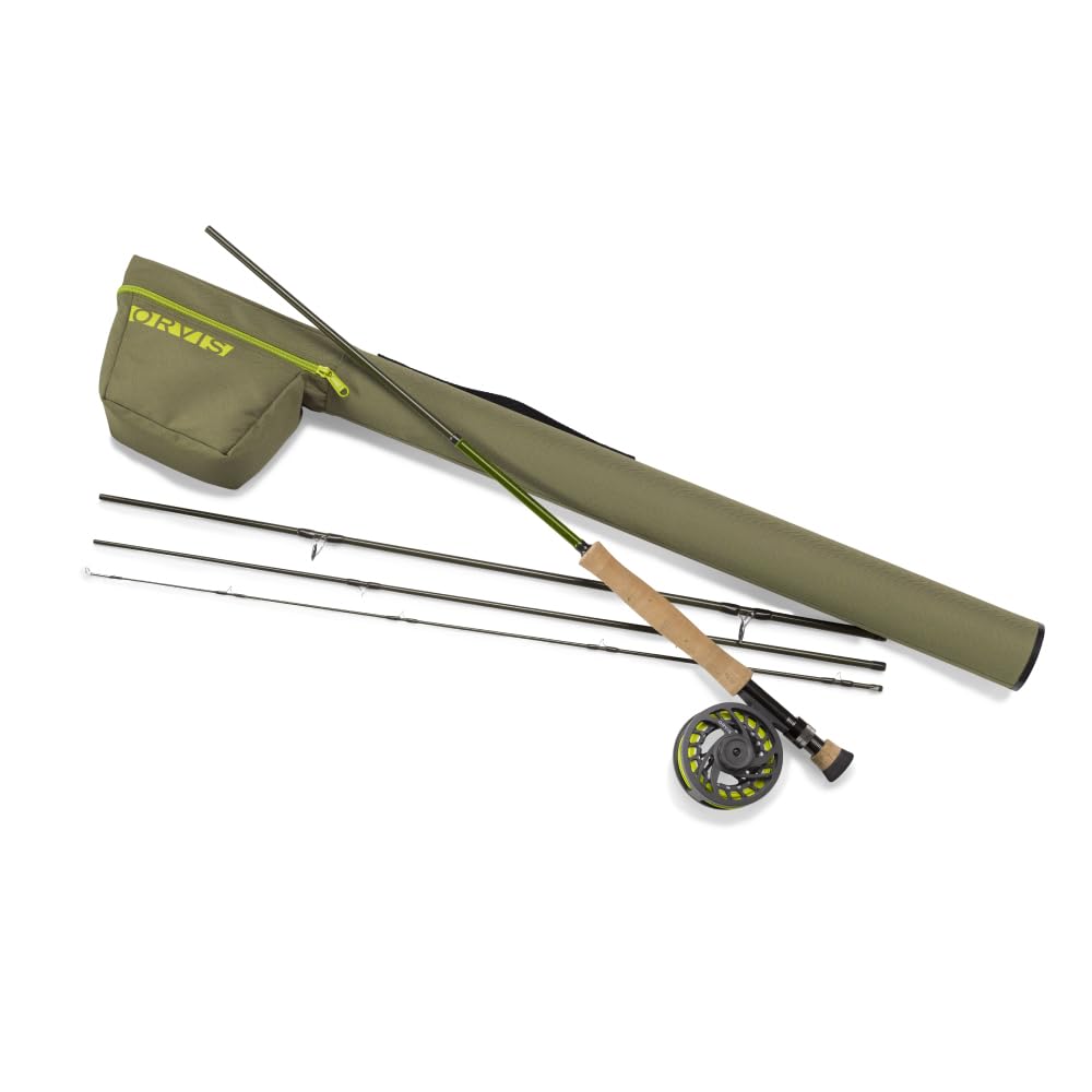 Orvis Encounter Outfit - Fishing Rod and Reel Combo - Versatile Outfit with Large Arbor Reel, Weight-Forward Floating Line, Backing, and Leader