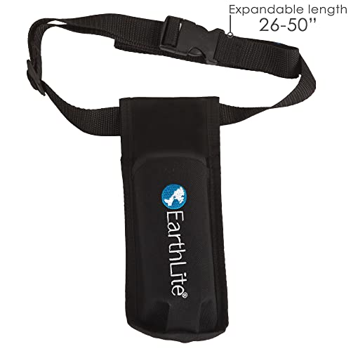 Image of EARTHLITE Massage Bottle Holster Single Kit - Incl. 1 Bottle, Heavy Duty Strap, Adjustable for Massage Oil & Massage Lotion (1x 8oz)