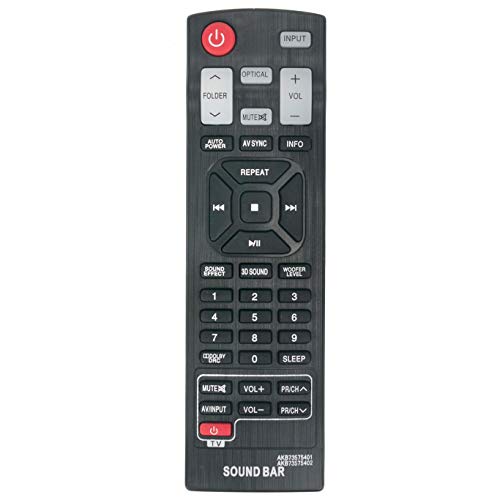 VINABTY AKB73575401 AKB73575402 Mando a Distancia de Repuesto para el Sistema de Audio de la Barra...