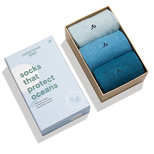 Image of Conscious Step Women's Fair Trade Organic Cotton Crew Socks | 3 Pack | Every Pair Helps Support our Humanitarian Partners