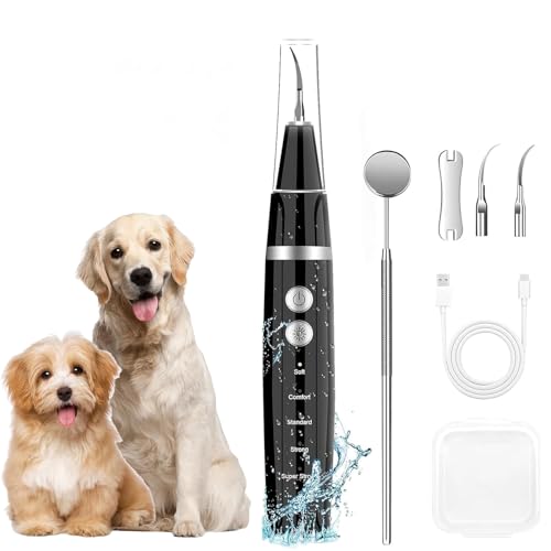 Tartre et plaque dentaire du chien elimines facilement avec ce detartreur USB portable