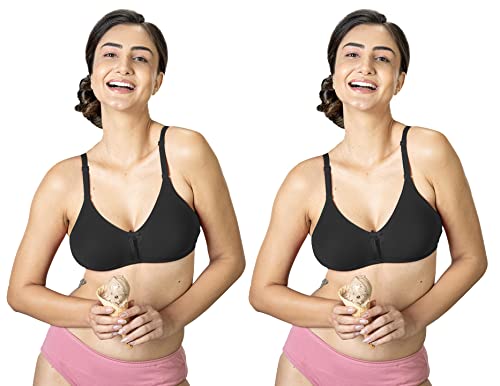 Image of Lyra Women's Cotton Lightly Padded Wire Free Classic Full-Coverage Molded Bra