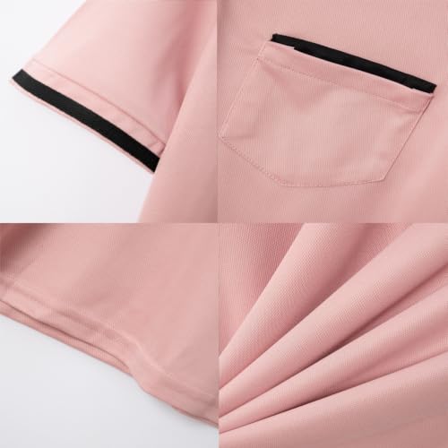 Polo Henley de qualité supérieure avec finitions contrastées - 6