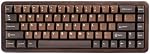 YUNZII WOOD68 Wireless Mechanical Keyboard, 68% Layout Wood Gaming Keyboard, BT/2.4G/USB-C, Custom RGB Tray Mount Hot-swap with PBT Double Shot Keycaps for Mac&Win (Wood, Candy Linear Switch)