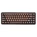 YUNZII WOOD68 Mechanische Tastatur,65% Layout Holz Gaming Tastatur,BT/2.4G/USB-C,RGB,... QWERTY,Hot-Swap Tastatur mit PBT-Dye-Sub-Tastenkappen für Mac & Win (Wood, Candy Switch)