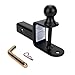 Black Boar ATV/UTV Mount with Hitch Winch Strap Loop (2" Ball 2" Shank) (66025)
