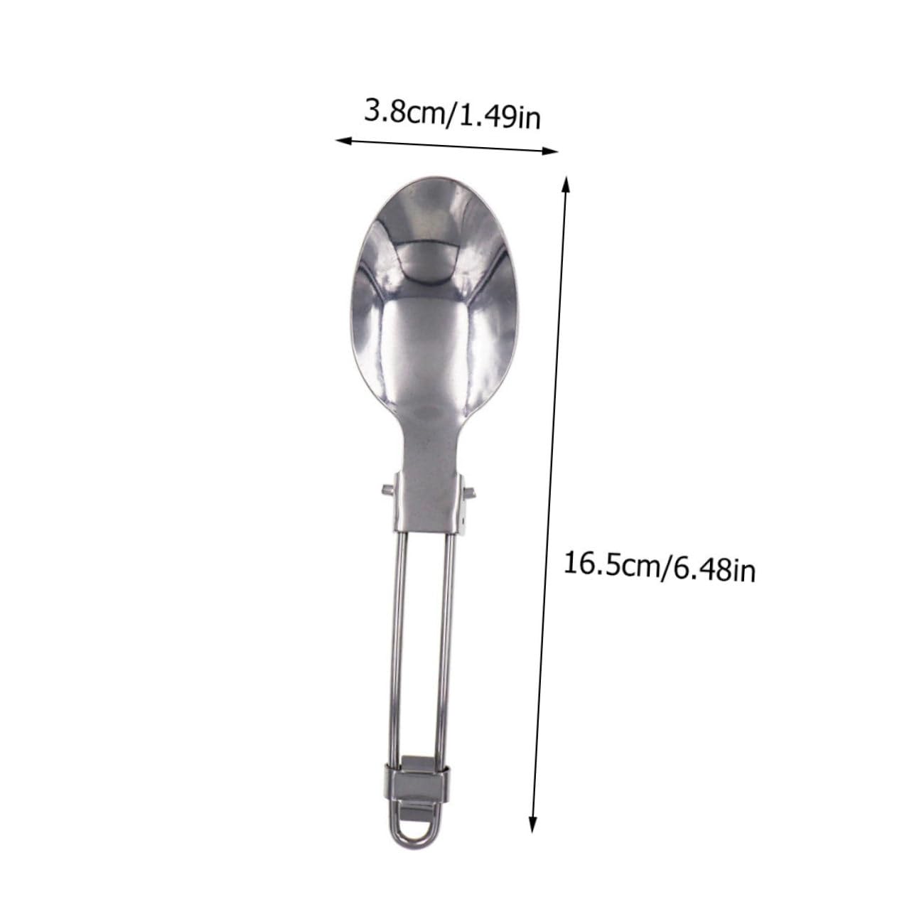 Kisangel 4 Set Utensili Pieghevoli Inossidabile Forchette e Cucchiai per Picnic e Attività