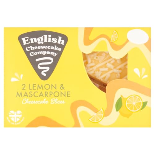 English Cheesecake Company Lemon Mascarpone Cheesecake Slices 2 x 90g