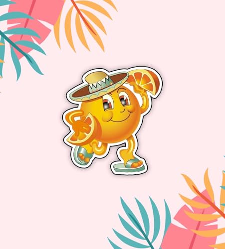 Image of Gift Me Bazar Wooden Fridge Magnet for Refrigerator Stylish | Decorative Items for Kitchen | Magnet for Almirah | Washing Machine | Indian Souvenir Gift Items (Orange)