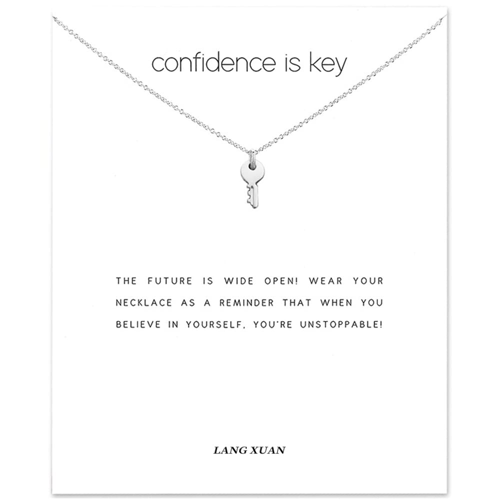 LANG XUAN Unicorn Clavicle Necklace - Gold Plated Friendship Necklace With Meaning Card, Gift For Her - View #3