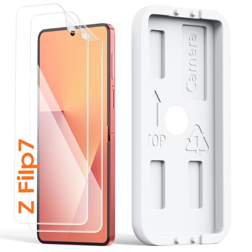 Spugan for Galaxy Z Flip 7 Screen Protectors, 2 Pcs Inner Screen TPU Protective Film [Installation Kit], Durable, Scratch Resistant, Bubble Free,Newbie Friendly,Ultra HD