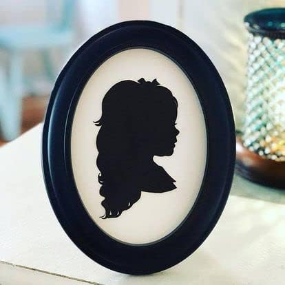 Miniatura 9 de Marco ovalado negro 5x7