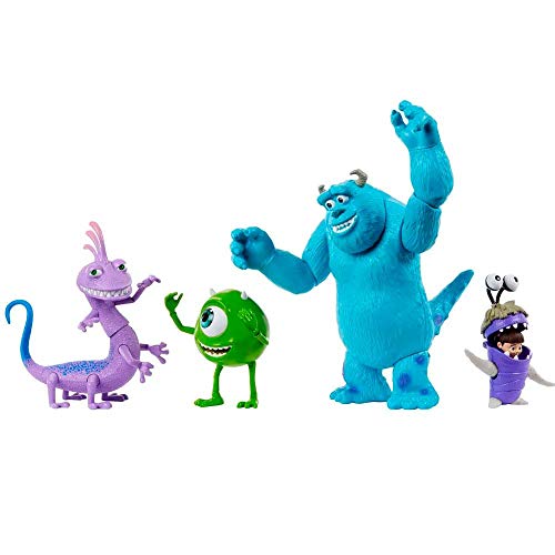 Figuras Disney Monstros SA, Sully, Mike, Boo e Randall, Multicolorido, GMD17, Mattel