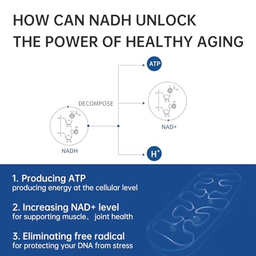 Image of CELFULL 40mg NADH Immune Support Supplements,Boost Energy NAD+ Levels Anti-Aging, NAD+ for Women and Men