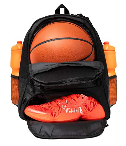 ERANT Basketball Backpack With Ball Compartment – Basketball Bags With Ball Holder –