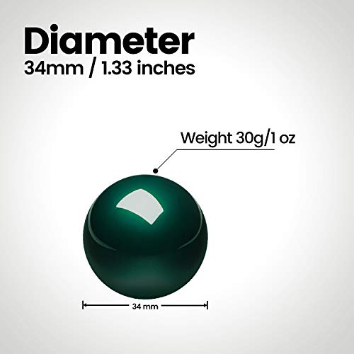 Image of Perixx Peripro-303GLG Trackball, 1.34 Inch Replacement Ball for Perimice and M570, Glossy Green