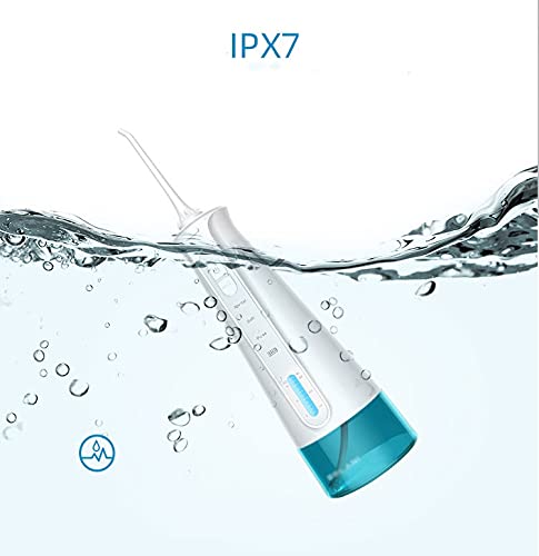 Flosser eau professionnel sans fil étanche IPX7 pour le soin des bagues - 4