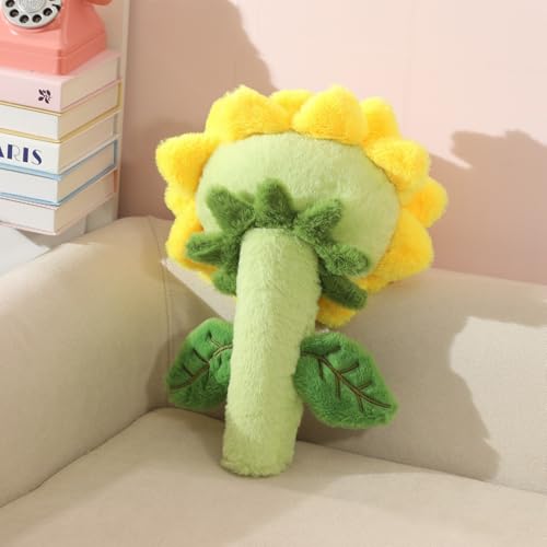 EPRHAY 35cm Kreative Sonnenblume Plüschtier Kuschelig Weiches Spielzeug Schöne Blume Stofftier Fülltier Spielzeug Geschenk Für Kinder
