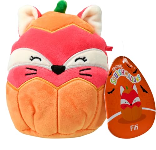 Squishmallows Fifi le renard doudou anti stress pour petits et grands