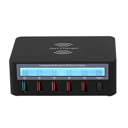 Station de recharge intelligente multi-ports pour bureau et salon familial