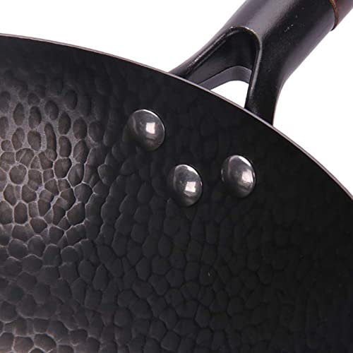 Wok de Hierro Fundido 12.5 Pulgadas con Mango Desmontable miniatura 2