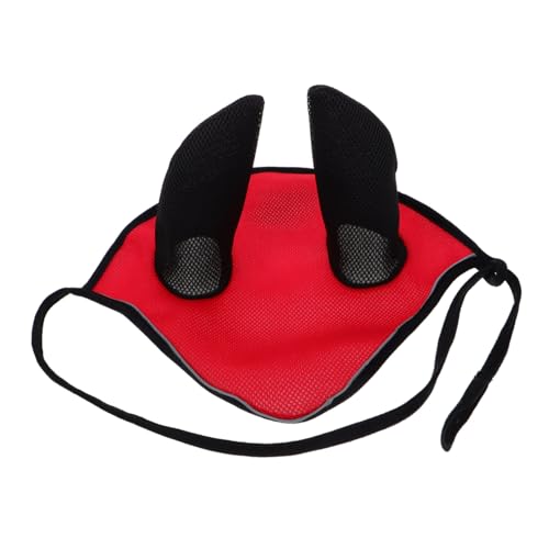 FOYTOKI Equine Fly Mask Horse Ear Mask Breathable Mesh Cover Gear Comfortable Fit for Breeds