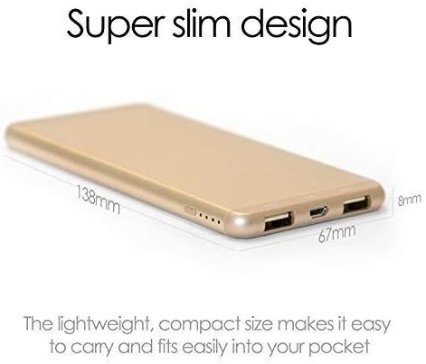 Desire2 Power Bank Portable Charger 5000mah Lithium Polymer Battery