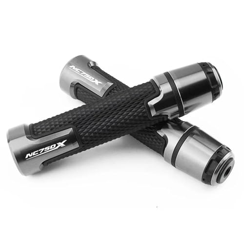 に適合する NC750X NC750 NC750S 750 INTEGRA NC 750 750X 750S 7/8 22MM オートバイCNCアルミアクセサリーハンドルバーグリップアウトドア 交換する(Gray)