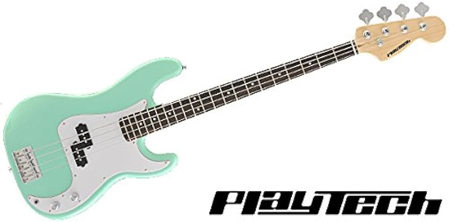 PLAYTECH ( プレイテック )PB450 Green エレキベース Amazon | 【国内正規品】 PLAYTECH プレイテック エレキベース PB450