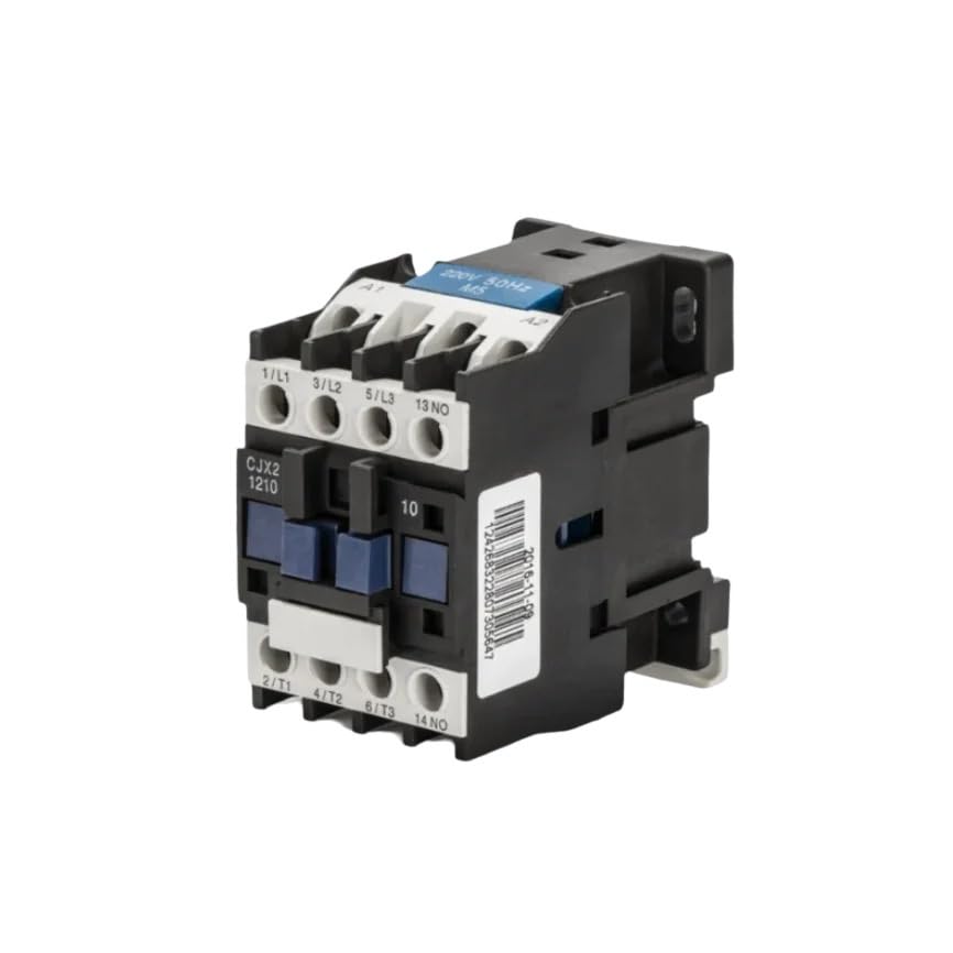 Contacteur ca triphasé 24V 9A CJX2-0910 rail DIN pour armoire électrique