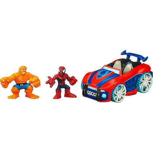 Marvel  -  Super   Hero   Squad  - Spider-Man - Arachno Roadster