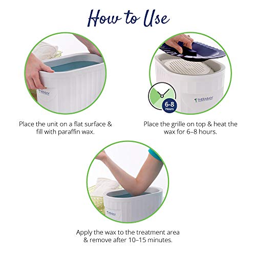 Therabath Professional Thermotherapy Paraffin Adjustable Bath Tb9 With New Quick Melt Mode - Arthritis Treatment Relieves Muscle Stiffness - For Hands, Feet, Face And Body Proudly Made In Usa #TOP5