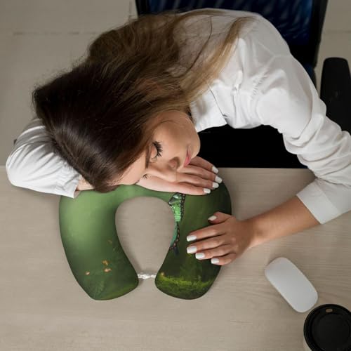 Almohada de espuma viscoelástica para cuello negro miniatura 7