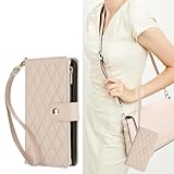 【Gran bolsillo con cremallera】En la parte trasera, la funda para iPhone 17 incorpora un amplio bolsillo con cremallera suave para monedas, billetes doblados, llaves u otros pequeños objetos. El diseño elevado evita que la cremallera toque la pantalla y mantiene todo seguro