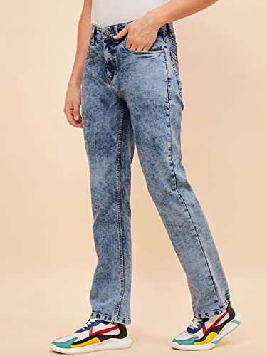 Image of HIGH Star Men's Mid Rise Bootcut Fit Stretchable Jeans