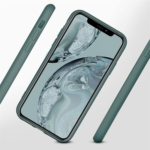 Coque silicone iPhone XR bleu pétrole mat double couche Oneflow - 2