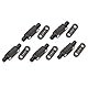 Wanjorlay 10 Paar Federbelasteter Magnetischer Pogo-Pin-Anschluss 3 Positionen Magnete Abstand 2,3 Mm DurchgangslöCher MäNnlich-Weibliche Sonde