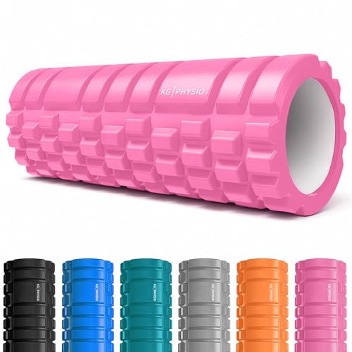 KG Physio Foam Roller - Rouleau de Massage Musculaire pour les Jambes, le Dos et les Bras - Rouleau...