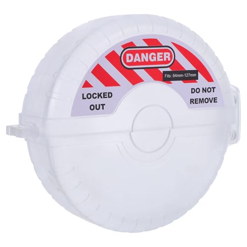 Cerradura de válvula para grifo exterior PRETYZOOM con bloqueo de seguridad industrial transparente