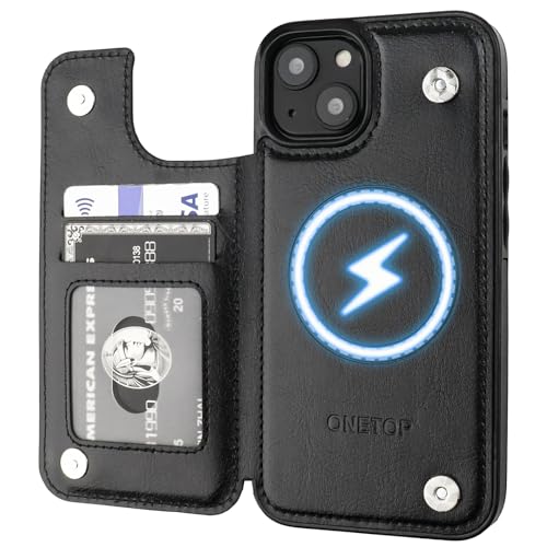 Coque iPhone 13 Mini Magsafe antichoc avec porte-cartes RFID