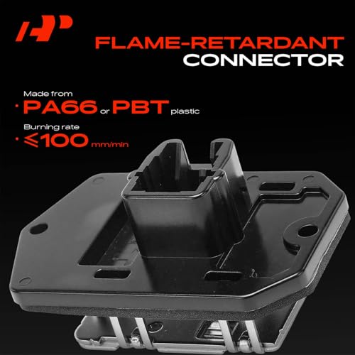 Image of A-Premium Front HVAC Blower Motor Resistor Compatible with Ford & Lincoln | for Edge 2007-2011, MKX 2007-2011, MKT 2010-2011