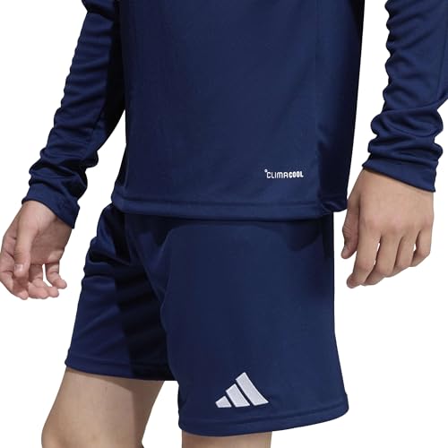 adidas Mixte Enfant Entrada26 Long Sleeve Jersey Kids Shirt, Team Navy Blue 2/White, 11-12 Years