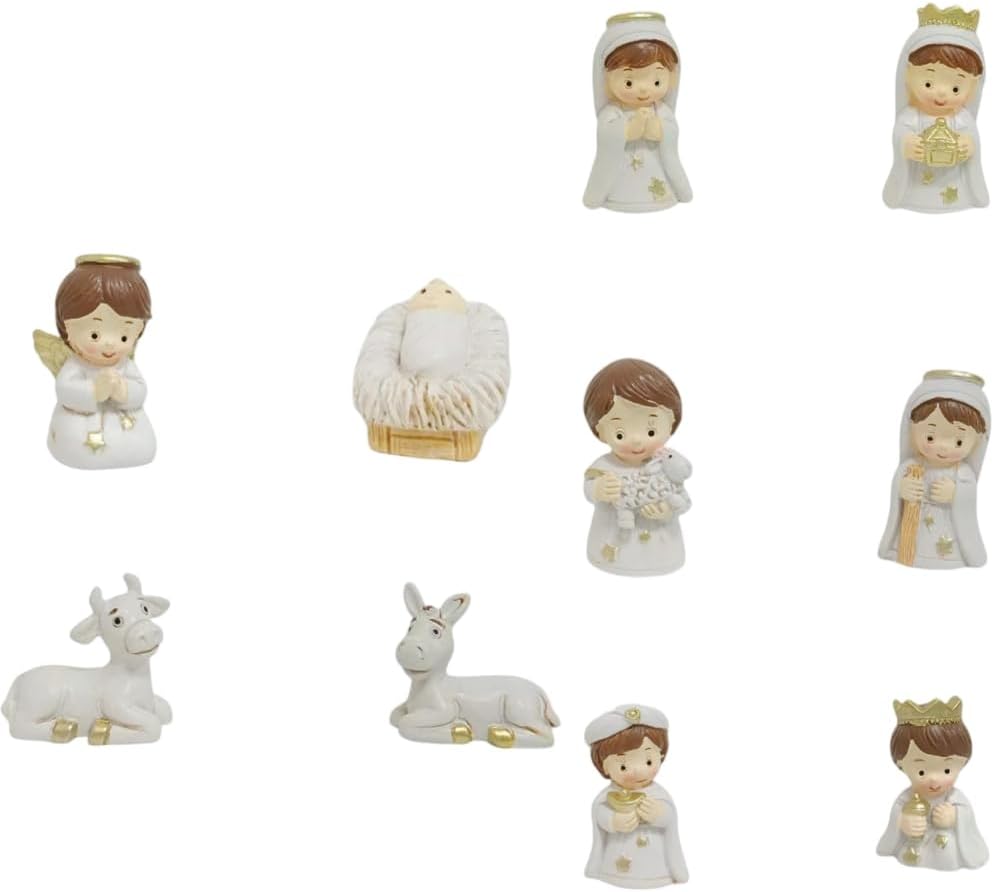 Stable Nativity Scene Statue Christmas Nativity Figurines Table Ornament Gift