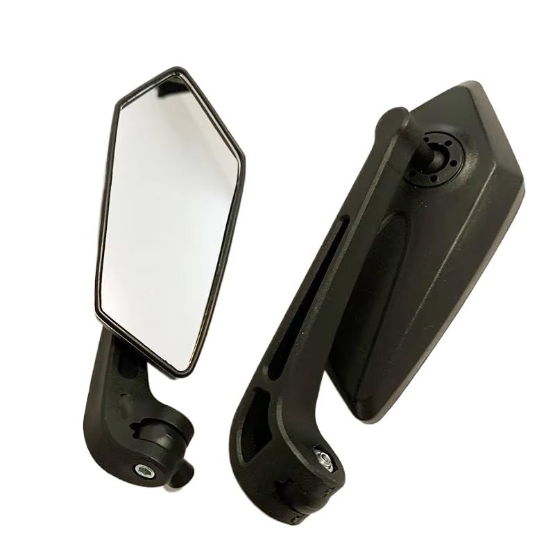 Retrovisores de moto universales para eliminar puntos ciegos con cristal blanco