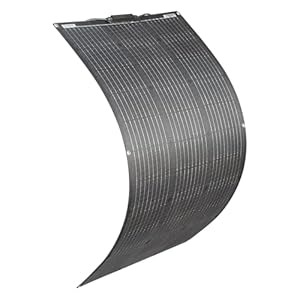 YINGGUNG Flexibel Solarmodul Solarpanel Monokristallin Solarladegerät Solaranlage für netzunabhängiges System/Tragbares Kraftwerk/Boot/Dach/Auflade... Flexible-etfe-100Watt